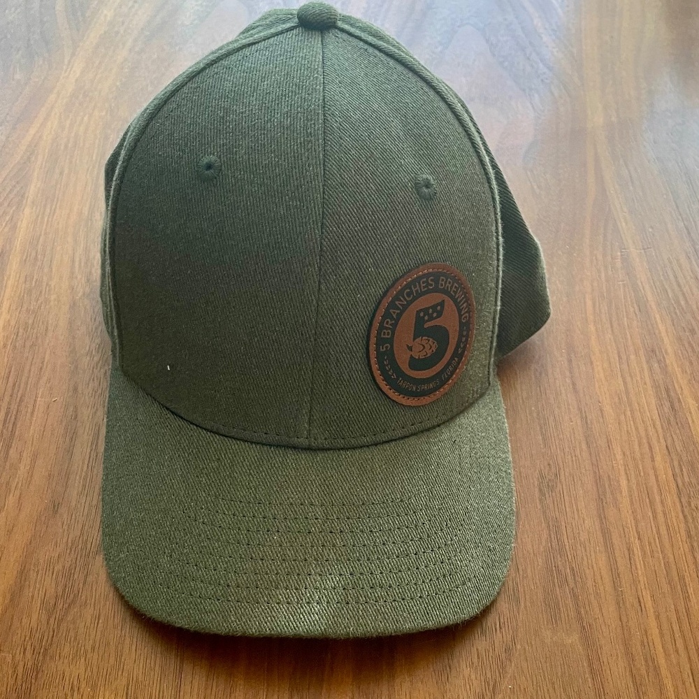 5 Branches Brewing Snap Back Hat- Army Green